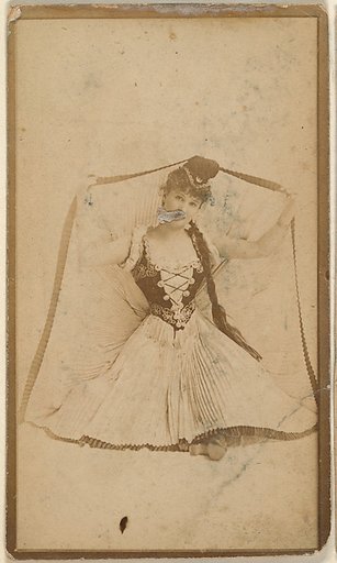 Actress wearing pleated skirt, from the Actresses series (N668)