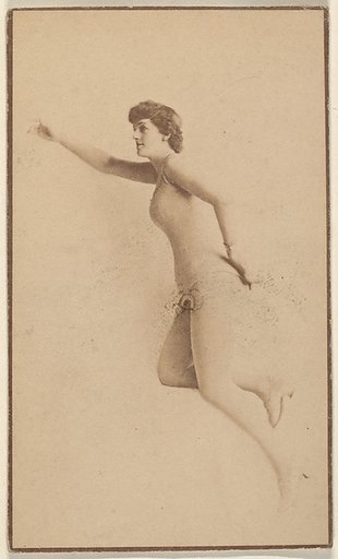 Actress in flight, from the Actresses series (N668)