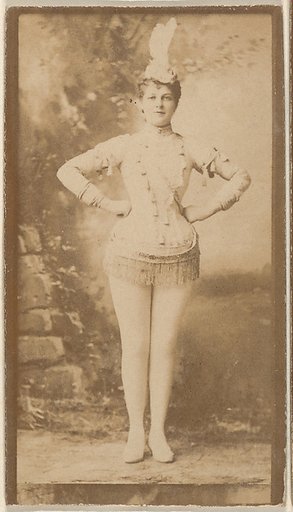 Actress standing with hands on hips, from the Actresses series (N668)