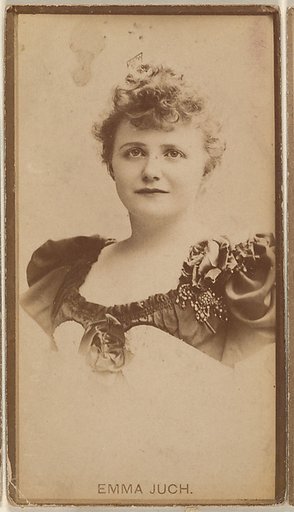Emma Juch, from the Actresses series (N668)