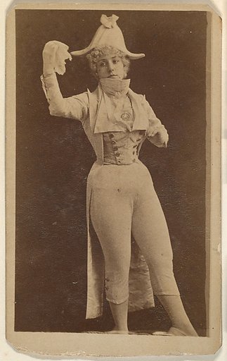 Actress in military costume, from the Actresses series (N668)