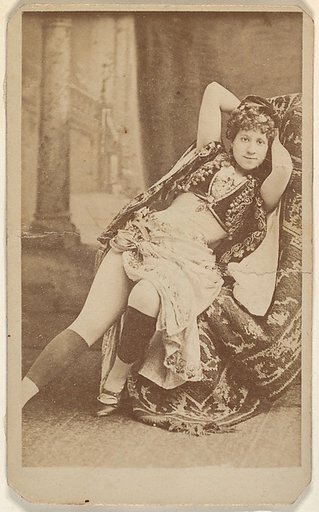 Reclining actress, from the Actresses series (N668)