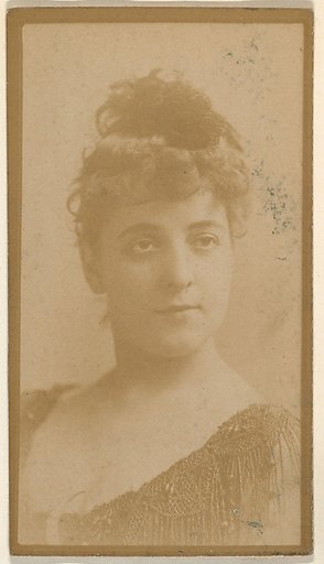 Portrait of actress, from the Actresses series (N668)