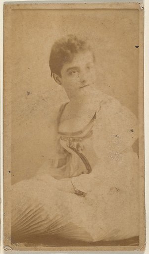 Seated actress, from the Actresses series (N668)