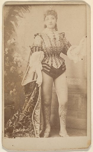 Actress wearing military-inspired costume, from the Actresses series (N668)
