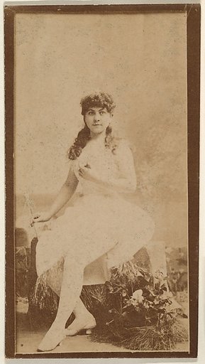 Seated actress, from the Actresses series (N668)