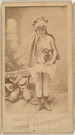 Lottie Roy, from the Actresses series (N666) to promote Stage Beauties Cigars