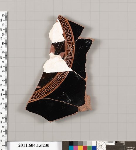 Terracotta fragment of a kylix (drinking cup)