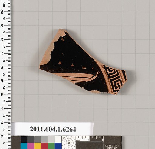 Terracotta fragment of a kylix (drinking cup)
