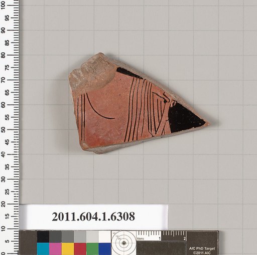 Terracotta fragment of a kylix (drinking cup)