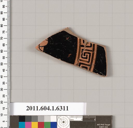 Terracotta fragment of a kylix (drinking cup)