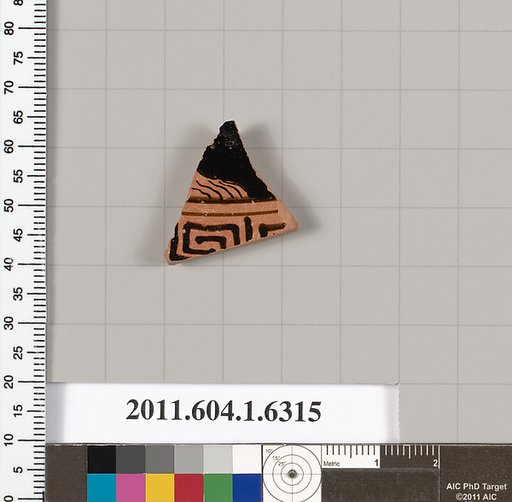 Terracotta fragment of a kylix (drinking cup)