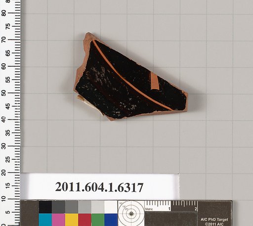 Terracotta fragment of a kylix (drinking cup)