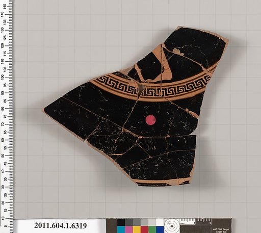 Terracotta fragment of a kylix (drinking cup)