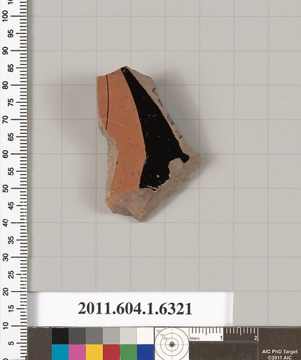 Terracotta fragment of a kylix (drinking cup)