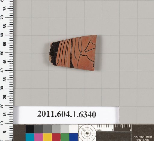 Terracotta fragment of a kylix (drinking cup)