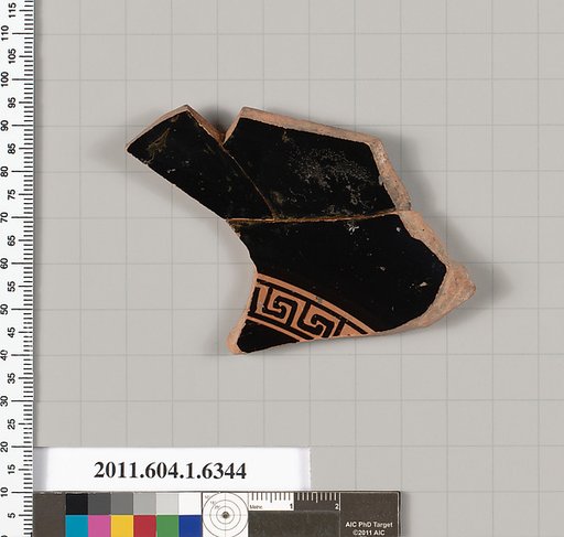 Terracotta fragment of a kylix (drinking cup)