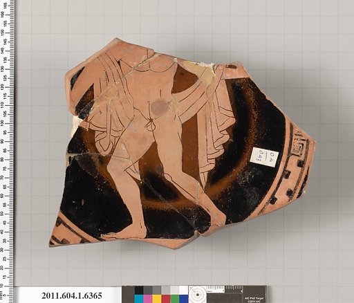 Terracotta fragment of a kylix (drinking cup)