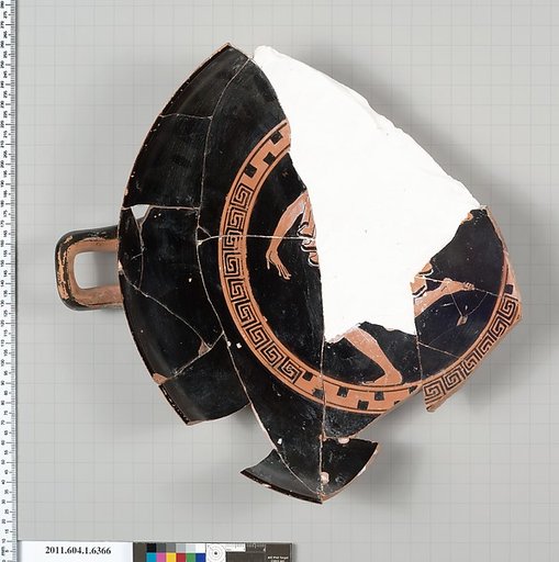 Terracotta fragment of a kylix (drinking cup)