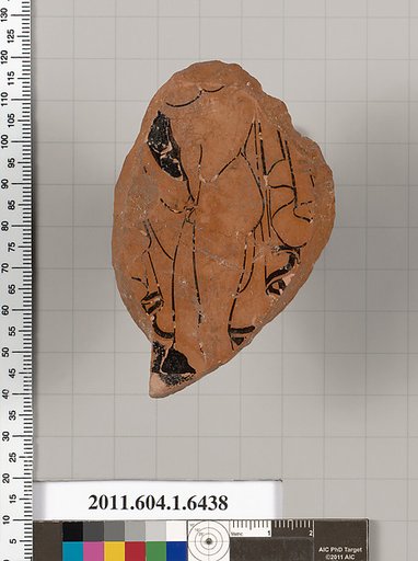 Terracotta fragment of a kylix (drinking cup)