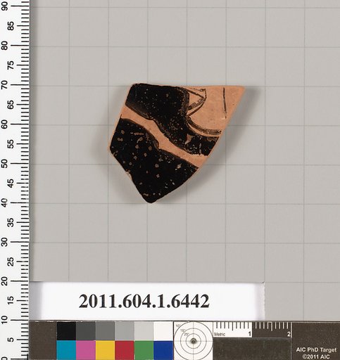 Terracotta fragment of a kylix (drinking cup)