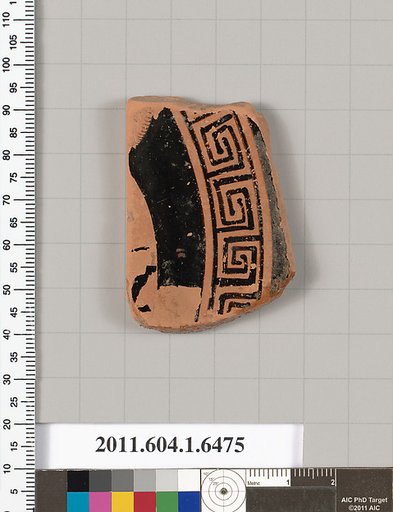 Terracotta fragment of a kylix (drinking cup)