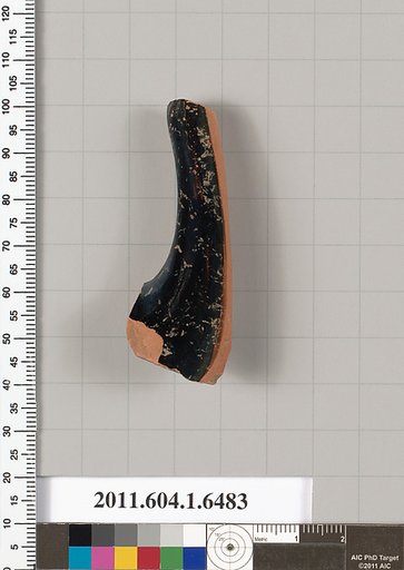 Terracotta fragment of a kylix (drinking cup)