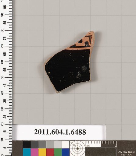 Terracotta fragment of a kylix (drinking cup)