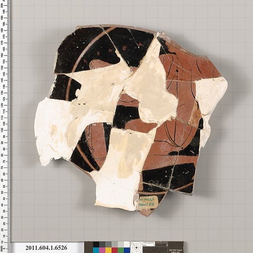 Terracotta fragment of a kylix (drinking cup)