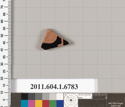 Terracotta fragment of a kylix (drinking cup)