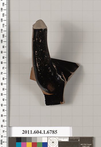 Terracotta fragment of a kylix (drinking cup)