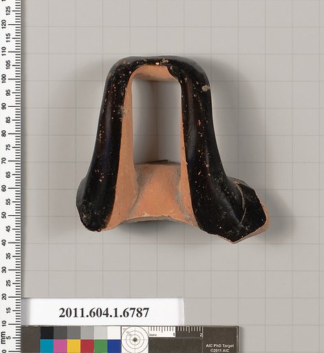 Terracotta fragment of a kylix (drinking cup)