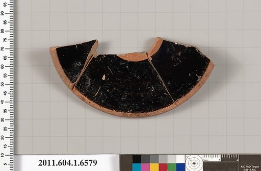 Terracotta fragment of a kylix (drinking cup)