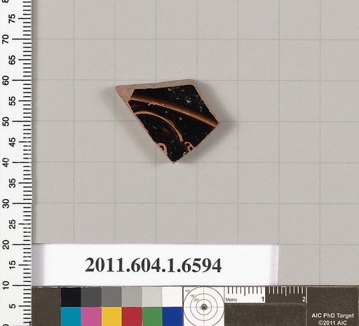 Terracotta fragment of a kylix (drinking cup)
