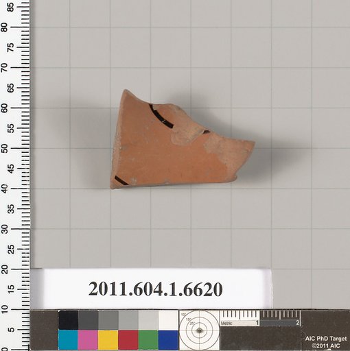 Terracotta fragment of a kylix (drinking cup)