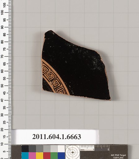 Terracotta fragment of a kylix (drinking cup)