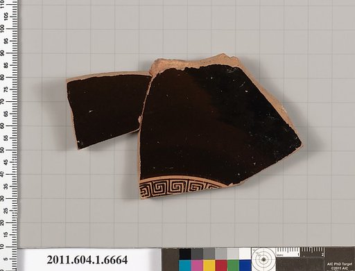 Terracotta fragment of a kylix (drinking cup)