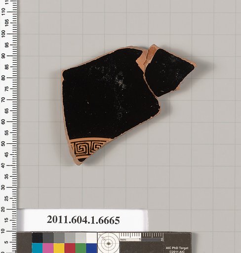 Terracotta fragment of a kylix (drinking cup)