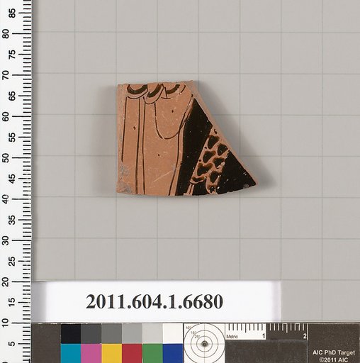 Terracotta fragment of a kylix (drinking cup)