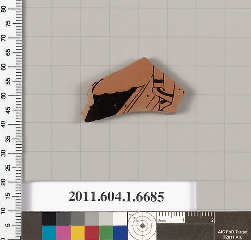 Terracotta fragment of a kylix (drinking cup)