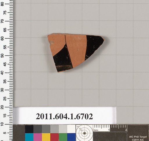 Terracotta fragment of a kylix (drinking cup)