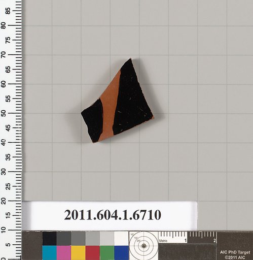 Terracotta fragment of a kylix (drinking cup)