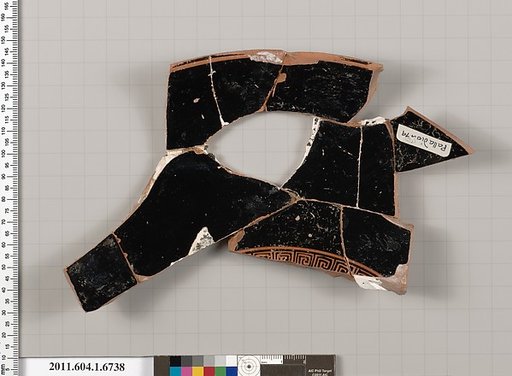 Terracotta fragment of a kylix (drinking cup)