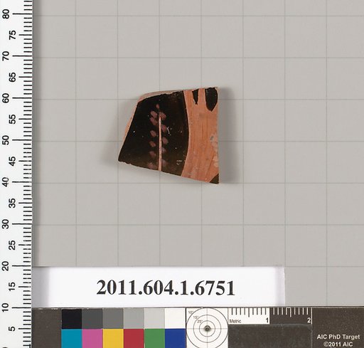 Terracotta fragment of a kylix (drinking cup)