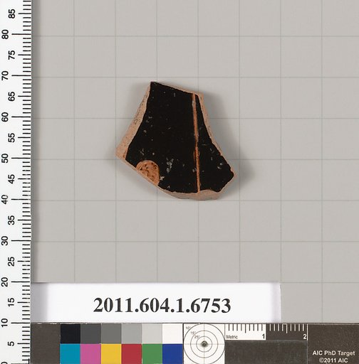 Terracotta fragment of a kylix (drinking cup)