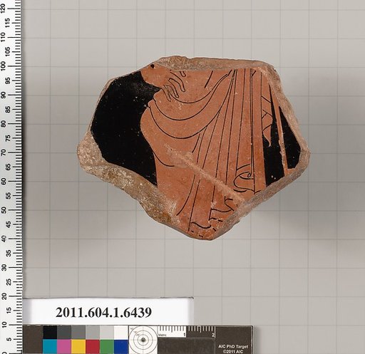 Terracotta fragment of a kylix (drinking cup)