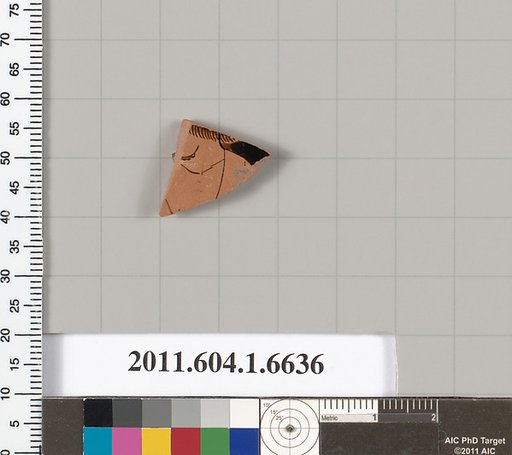 Terracotta fragment of a kylix (drinking cup)