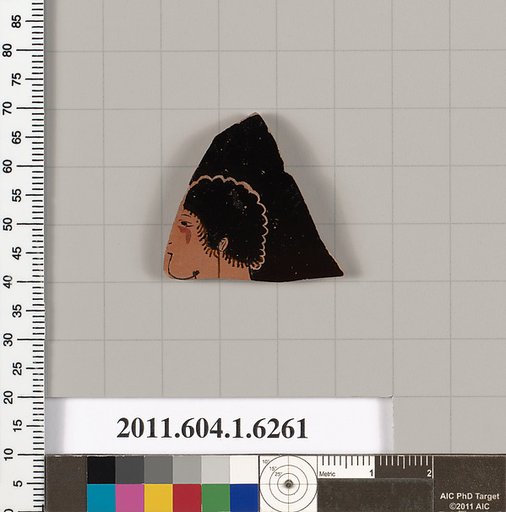 Terracotta fragment of a kylix (drinking cup)