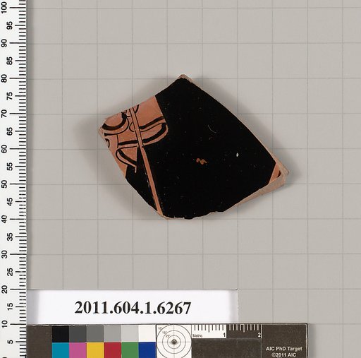 Terracotta fragment of a kylix (drinking cup)