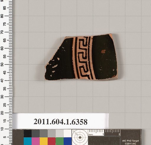Terracotta fragment of a kylix (drinking cup)